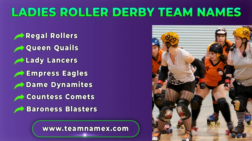 Ladies Roller Derby Team Names