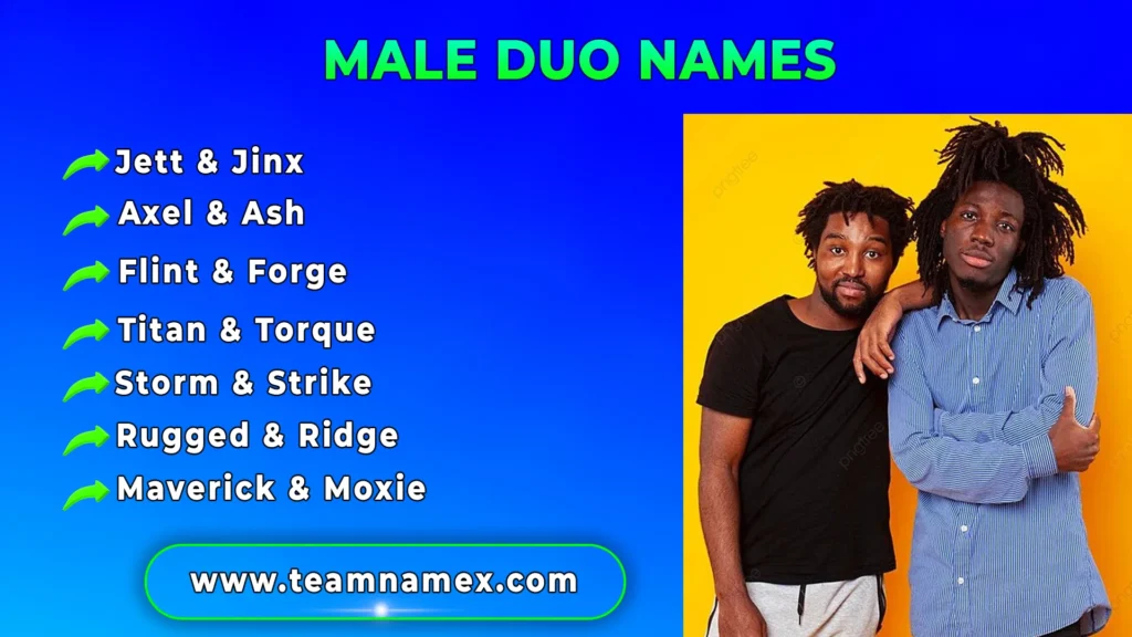 Male Duo Names