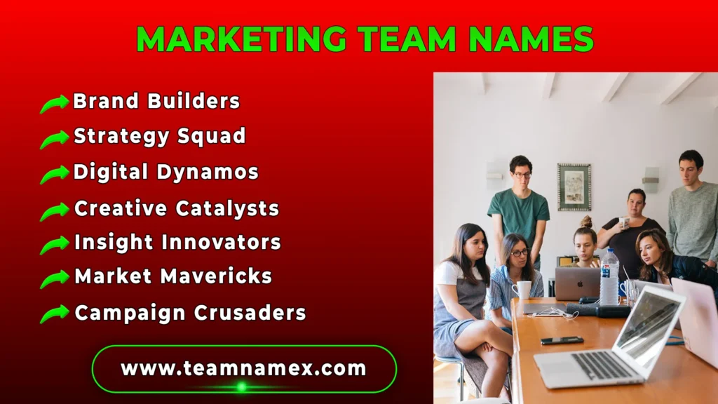 Marketing Team Names