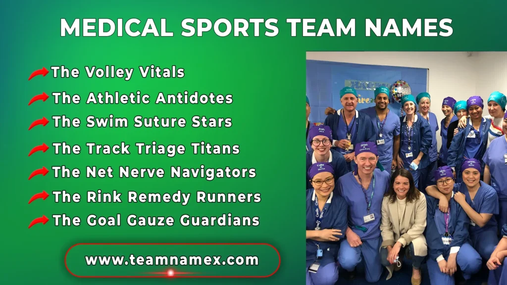 Medical Sports Team Names