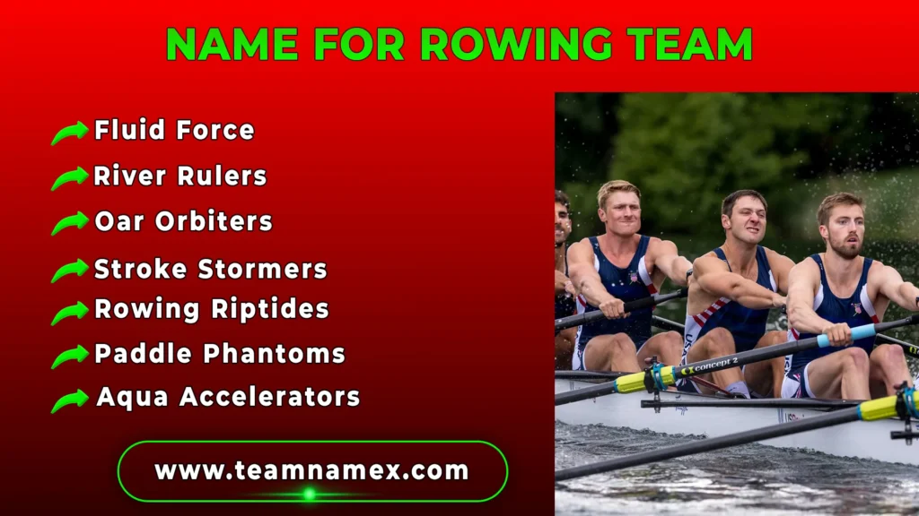 Name for Rowing Team