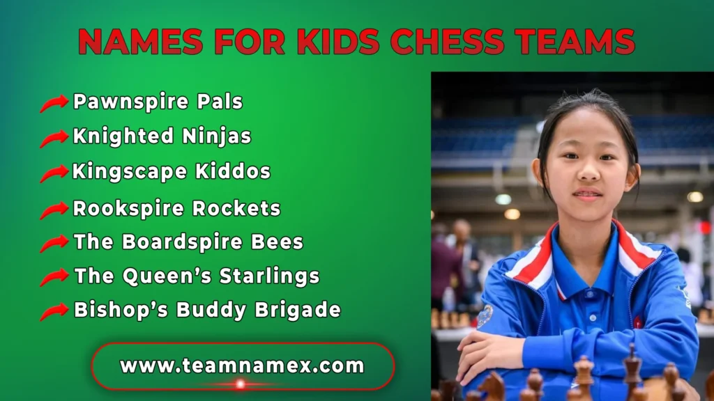 Names for Kids Chess Teams