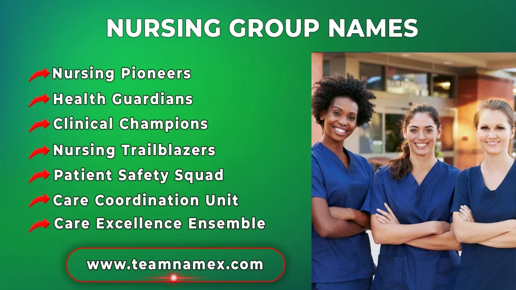 Nursing Group Names