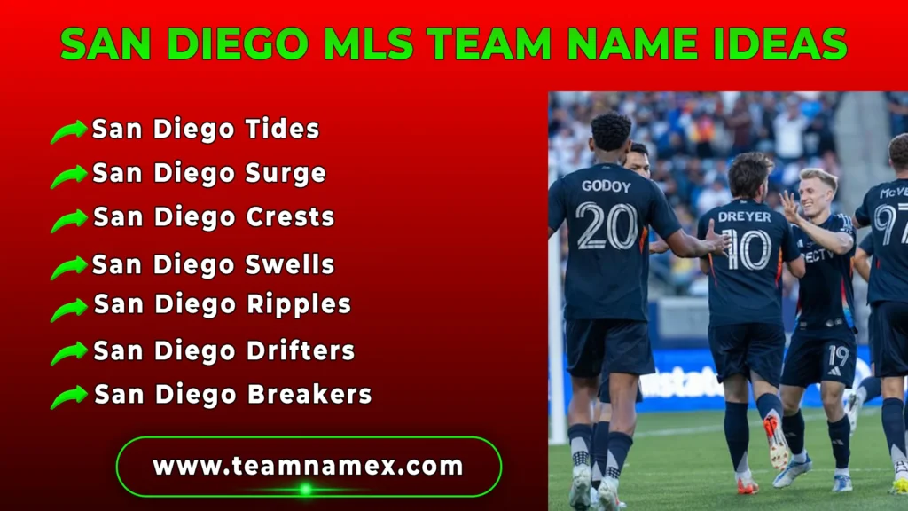 San Diego MLS Team Name Ideas