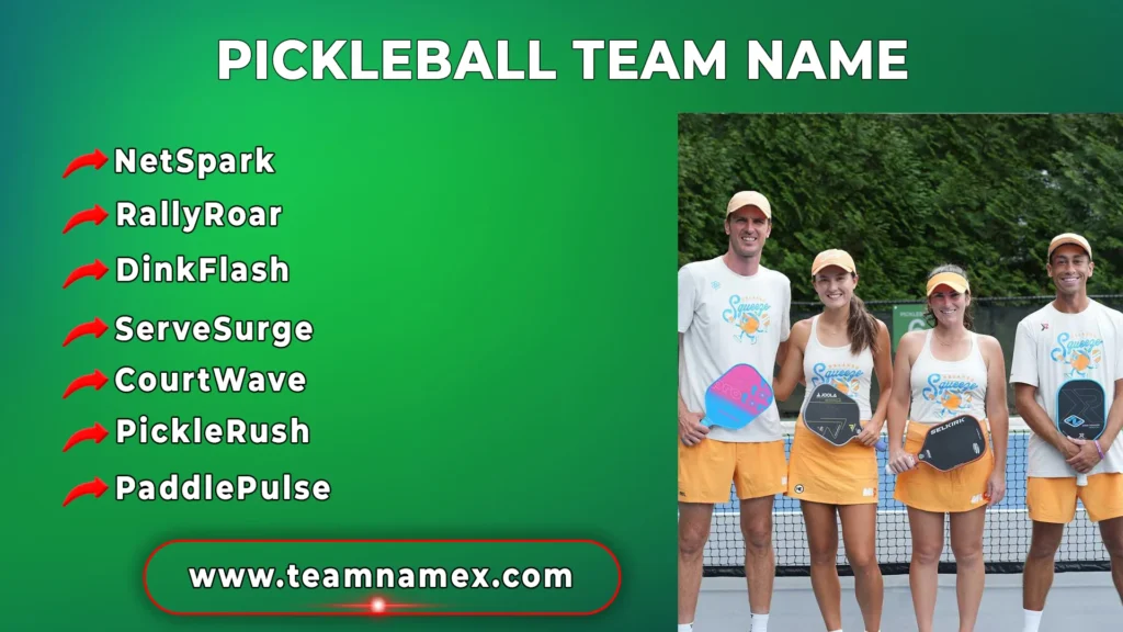 Pickleball Team Name