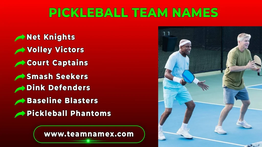 Pickleball Team Names
