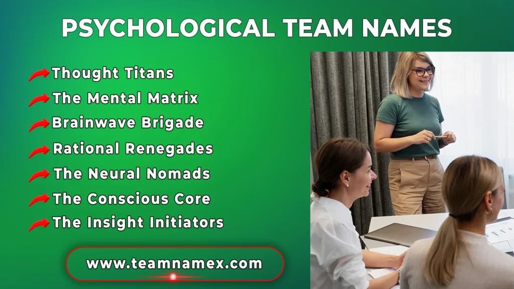 Psychological Team Names