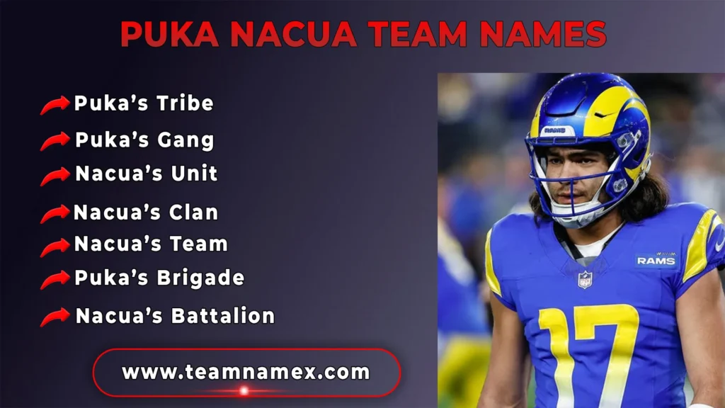 Puka Nacua Team Names