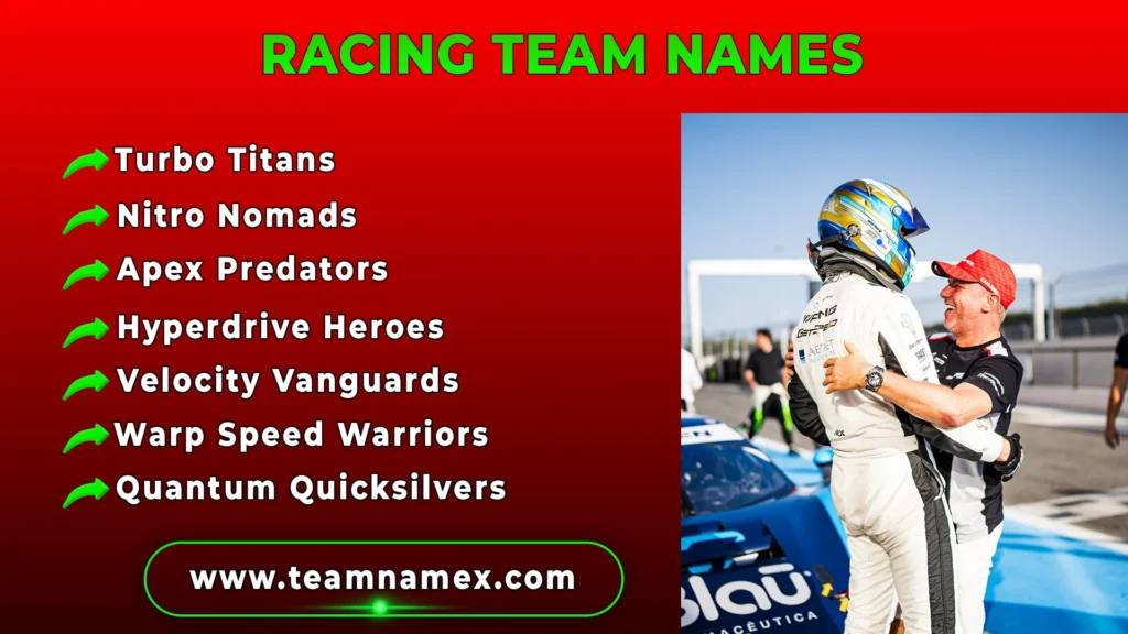 Racing Team Names