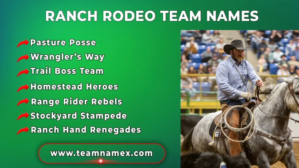 Ranch Rodeo Team Names