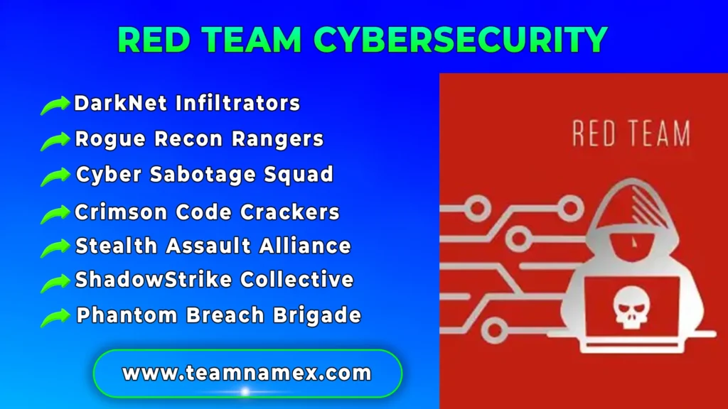 Red Team Cybersecurity