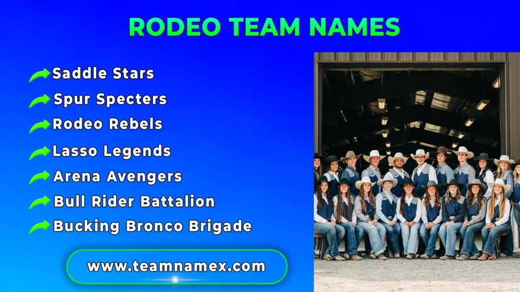 Rodeo Team Names
