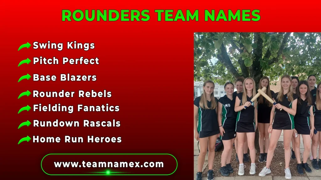 Rounders Team Names