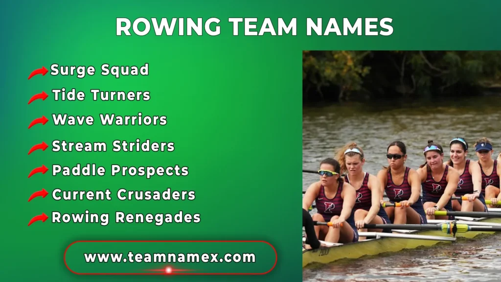 Rowing Team Names