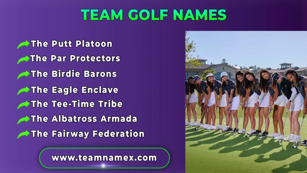 Team Golf Names