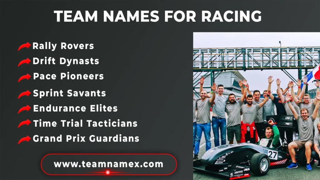 Team Names for Racing