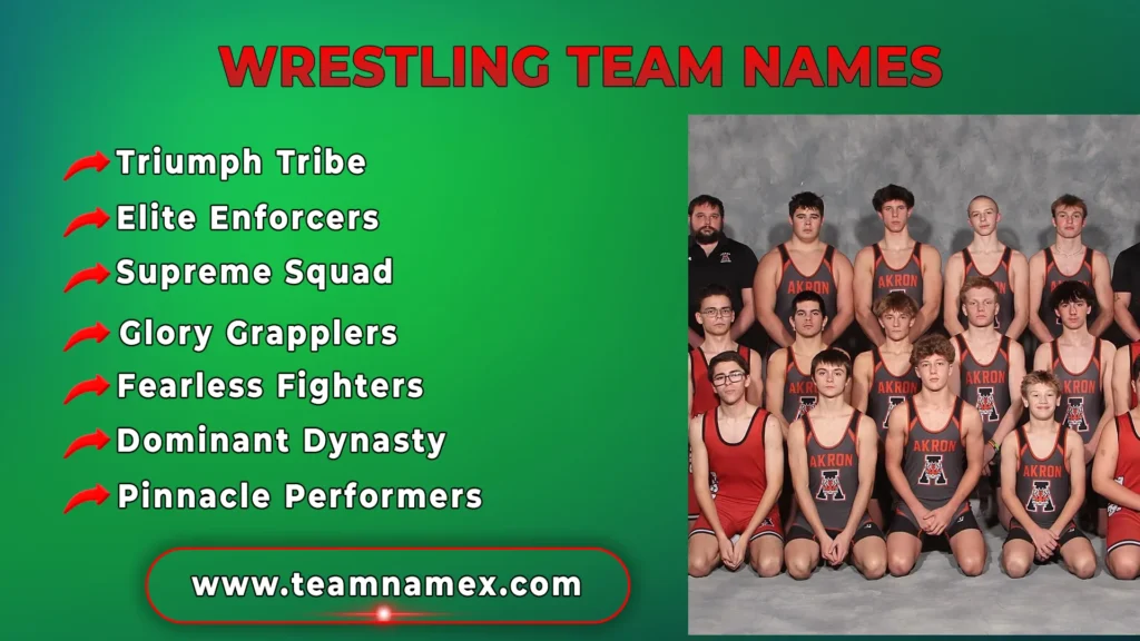 Wrestling Team Names