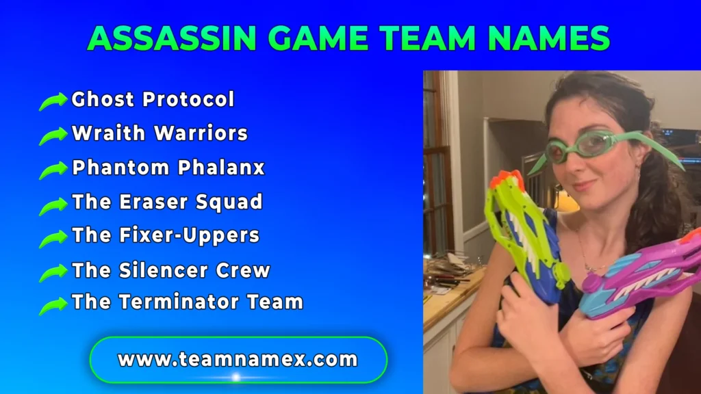 Assassin Game Team Names