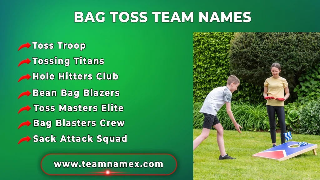 Bag Toss Team Names
