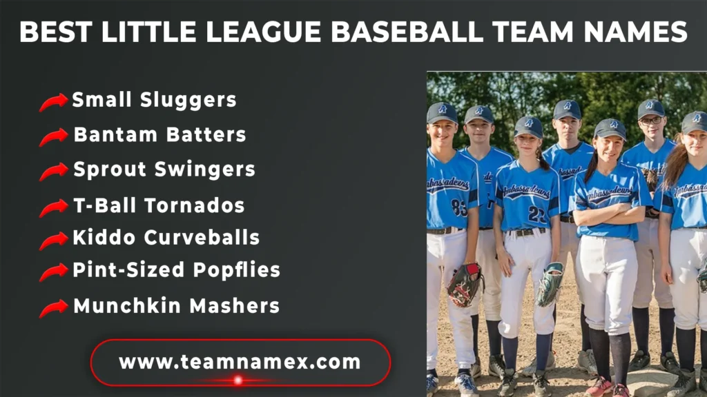 Best Little League Baseball Team Names