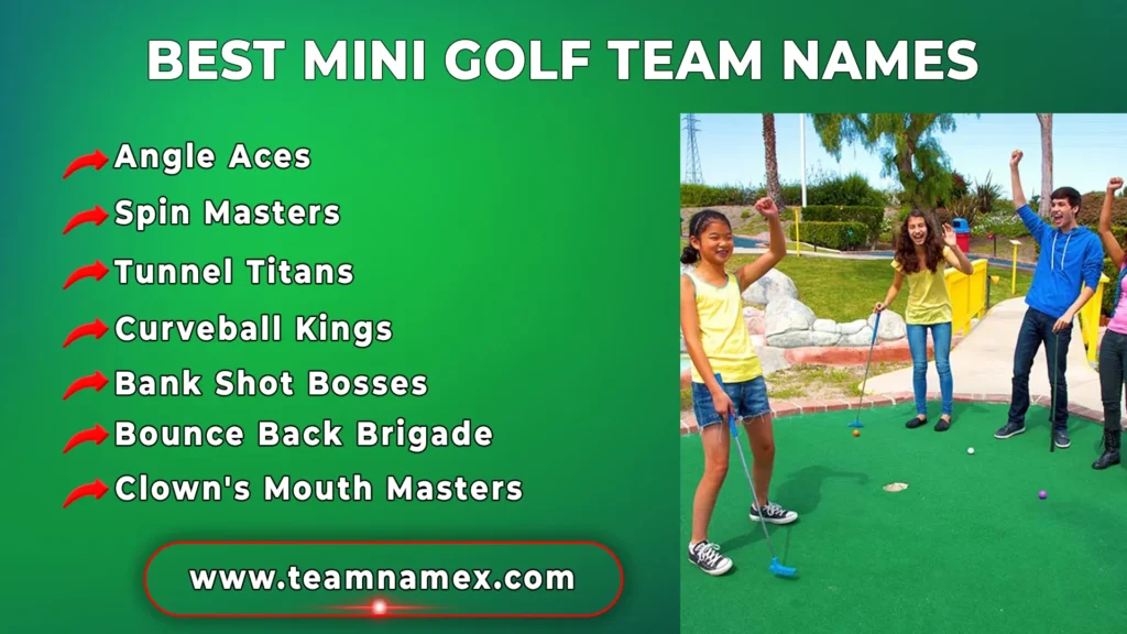 Best Mini Golf Team Names