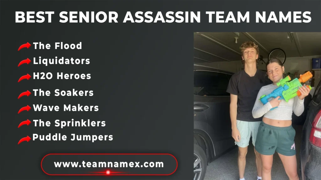 Best Senior Assassin Team Names
