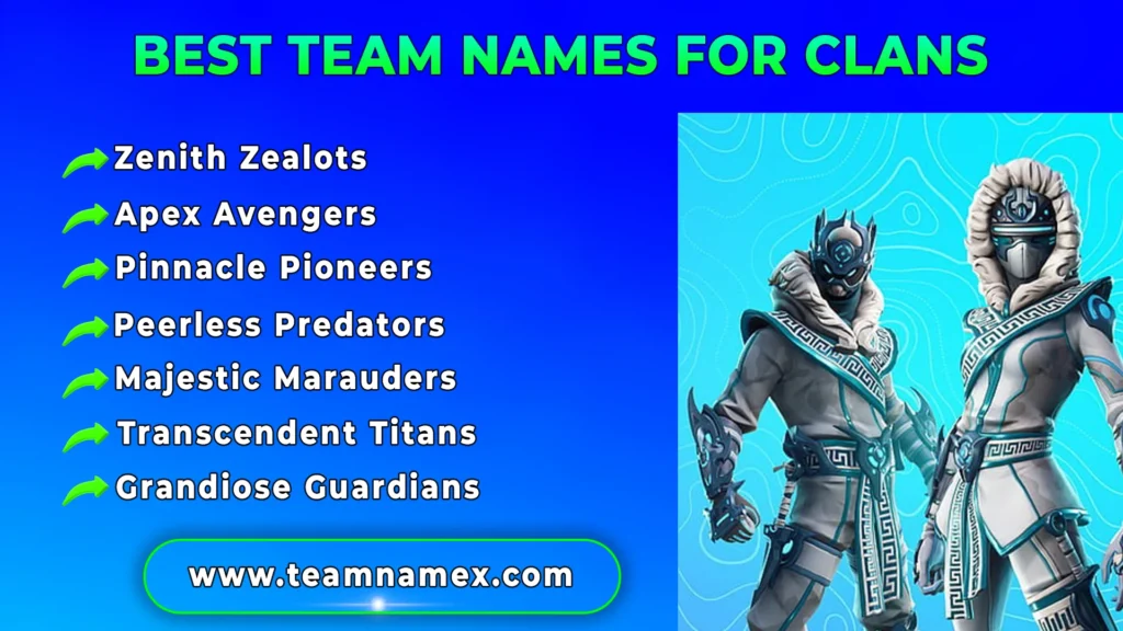 Best Team Names for Clans