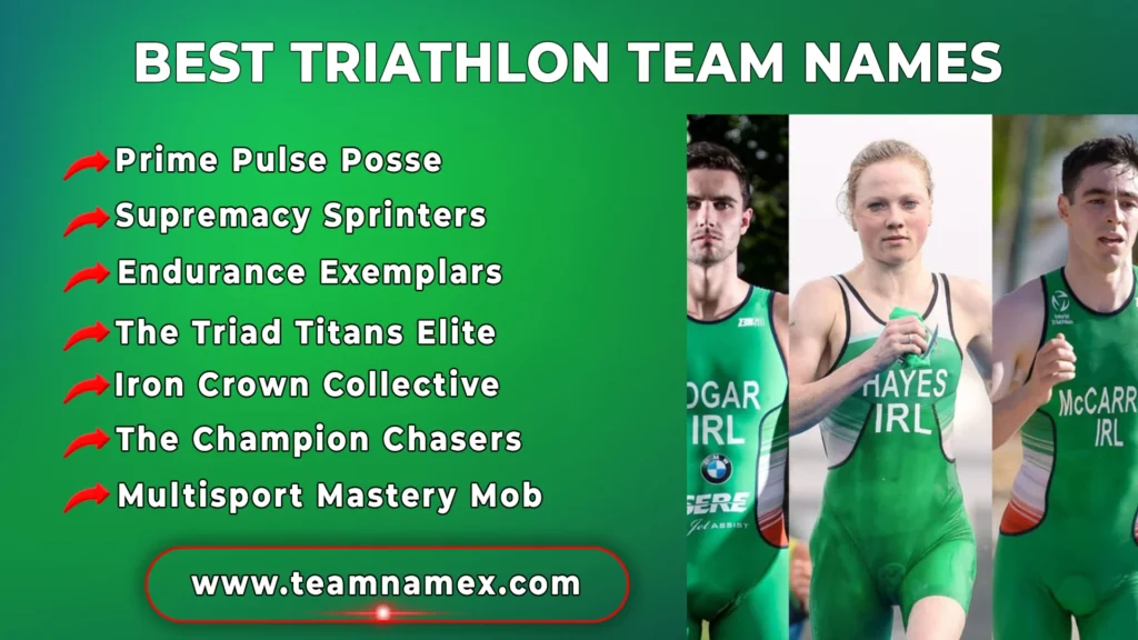 Best Triathlon Team Names