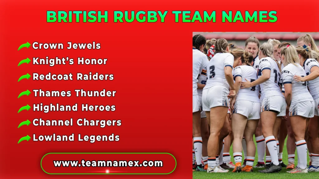 British Rugby Team Names