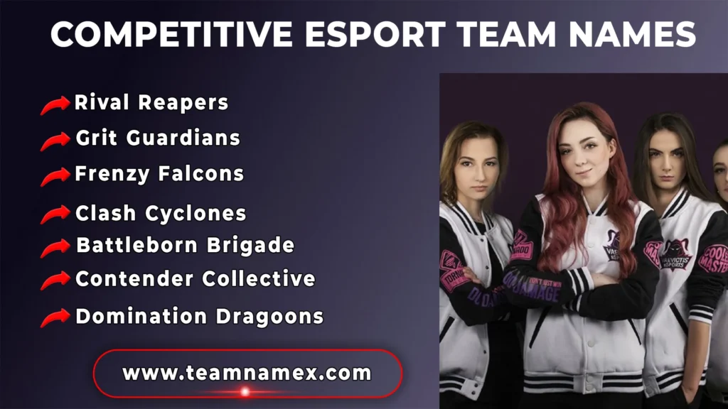 Competitive Esport Team Names