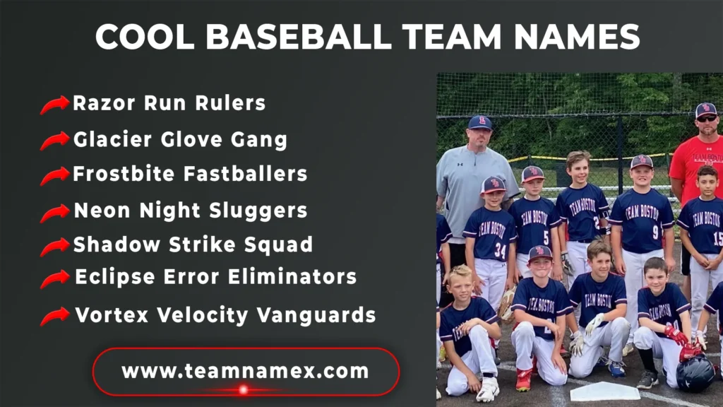 Cool Baseball Team Names