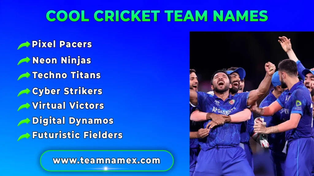 Cool Cricket Team Names