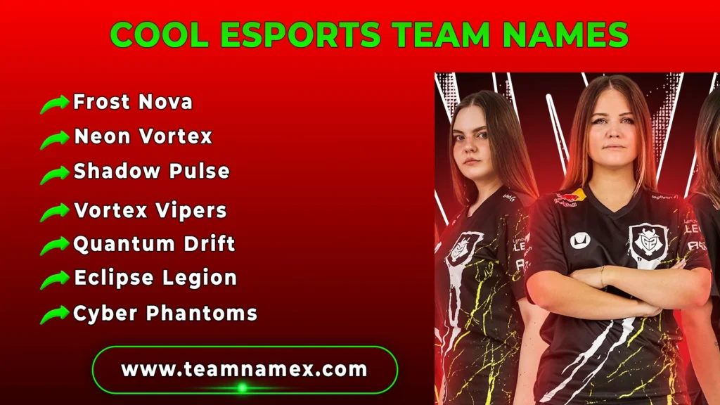 Cool Esports Team Names
