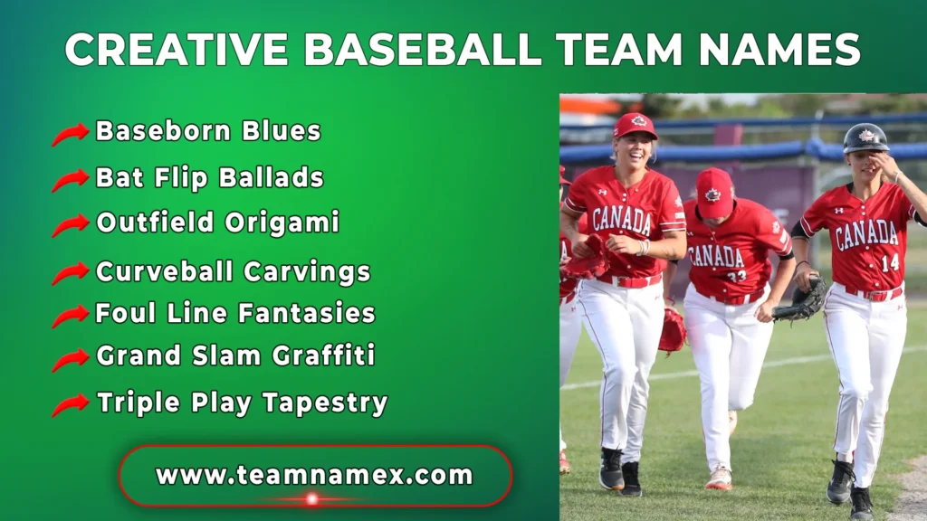 Creative Baseball Team Names