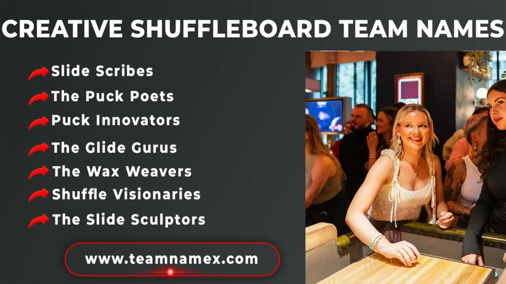 Creative Shuffleboard Team Names
