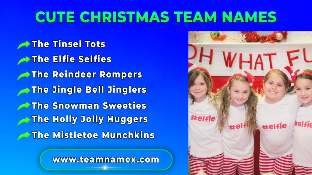 Cute Christmas Team Names