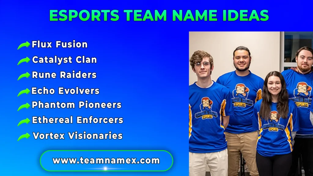 Esports Team Name Ideas