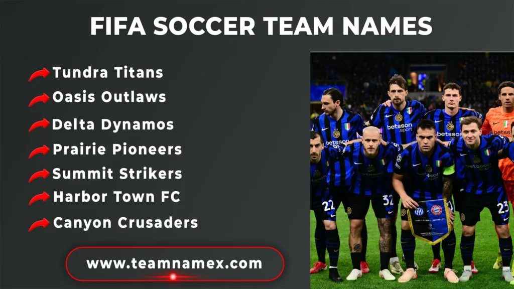 FIFA Soccer Team Names