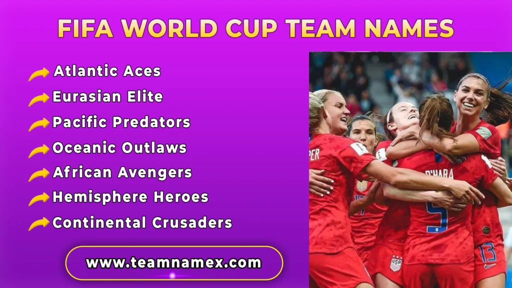 FIFA World Cup Team Names