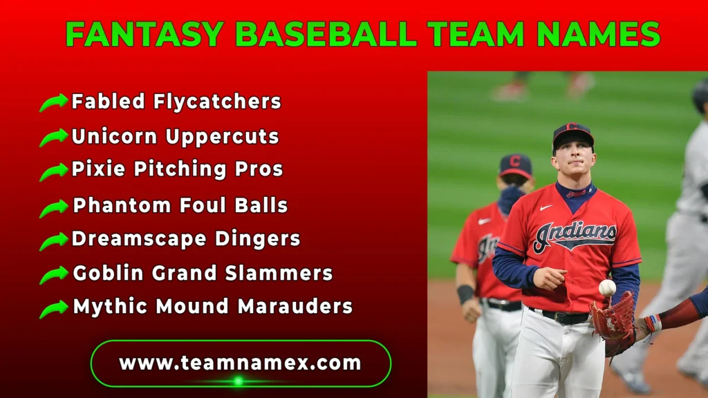 Fantasy Baseball Team Names
