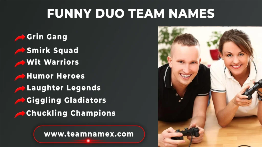 Funny Duo Team Names