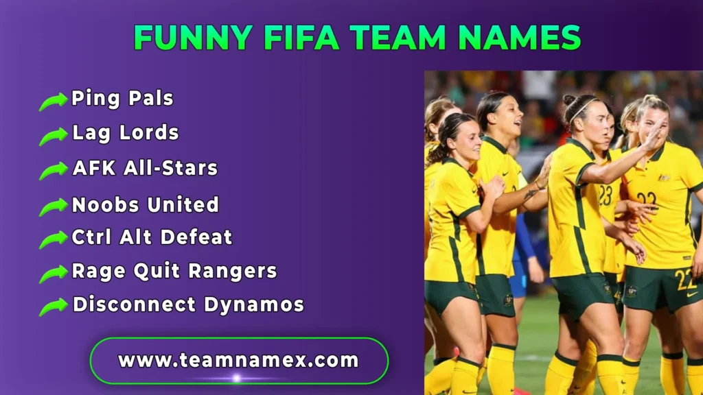 Funny FIFA Team Names