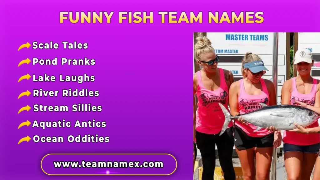 Funny Fish Team Names