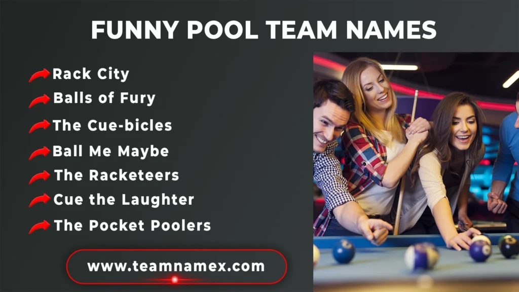 Funny Pool Team Names