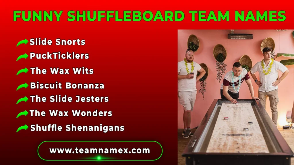 Funny Shuffleboard Team Names