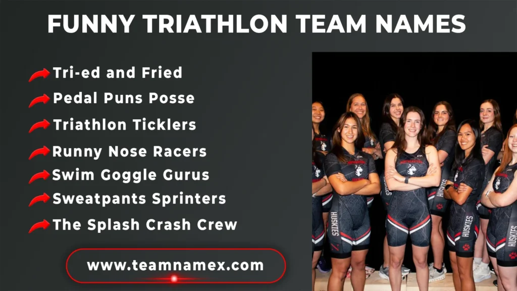 Funny Triathlon Team Names