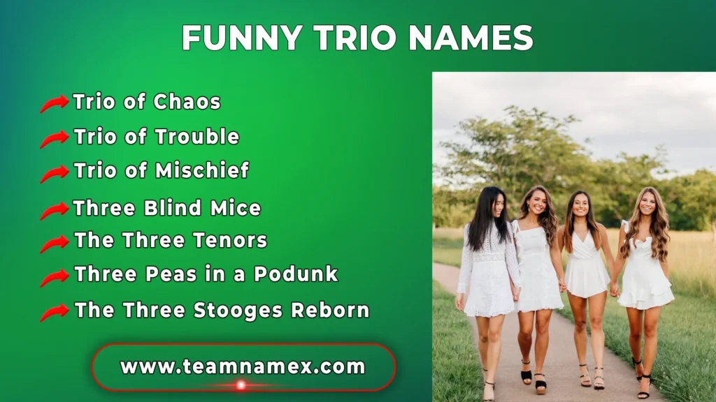 Funny Trio Names