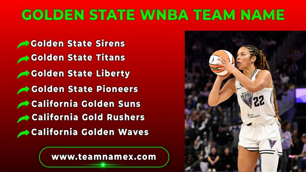Golden State WNBA Team Name