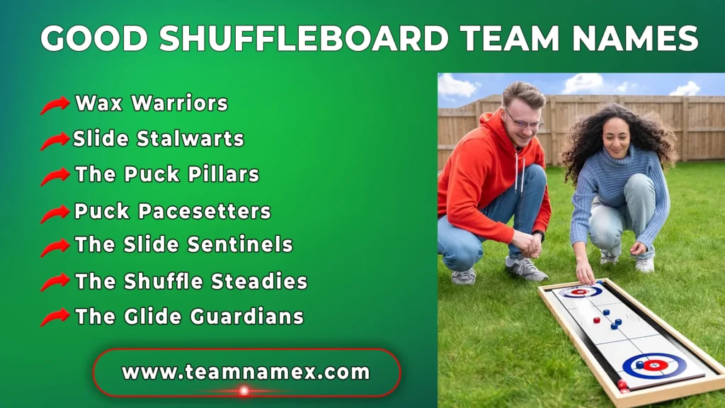 Good Shuffleboard Team Names