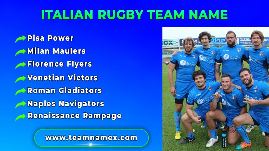 Italian Rugby Team Name